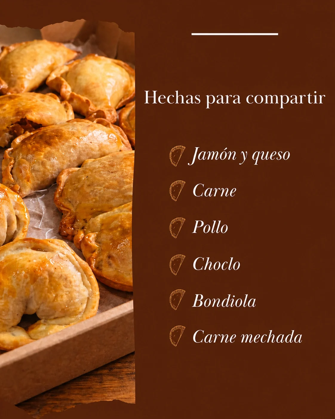 Imagen visual de menú La Doradita